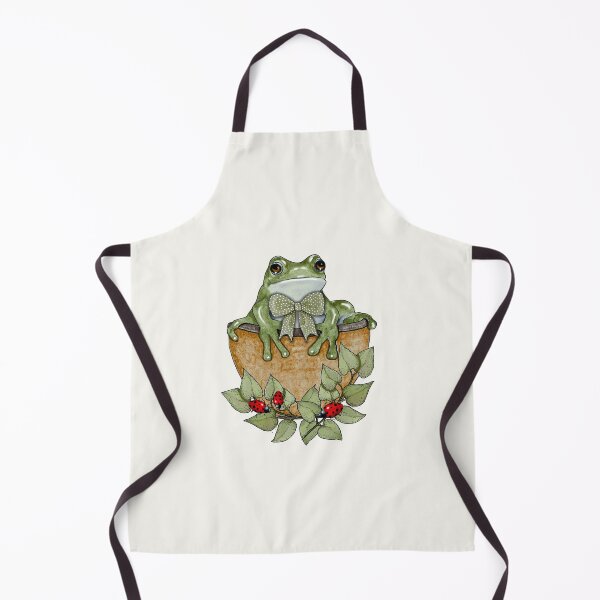 Item preview, Frog in Basket, Polka Dot Bow, Ladybugs, Garden designed and sold by JoyfulWhimsy.