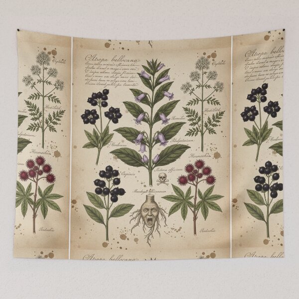 Item preview, The Mandrake’s Secret - Dark Vintage Poison Botany Art designed and sold by freackly.
