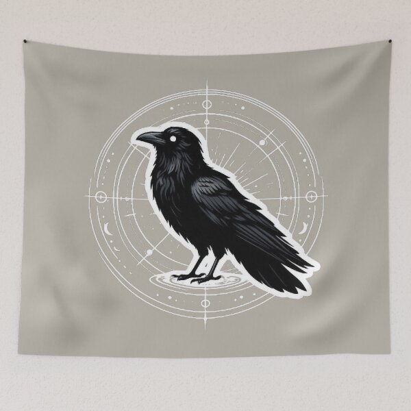 Item preview, Crow Spirit of Ancient Rituals designed and sold by Roberta Calabrese.