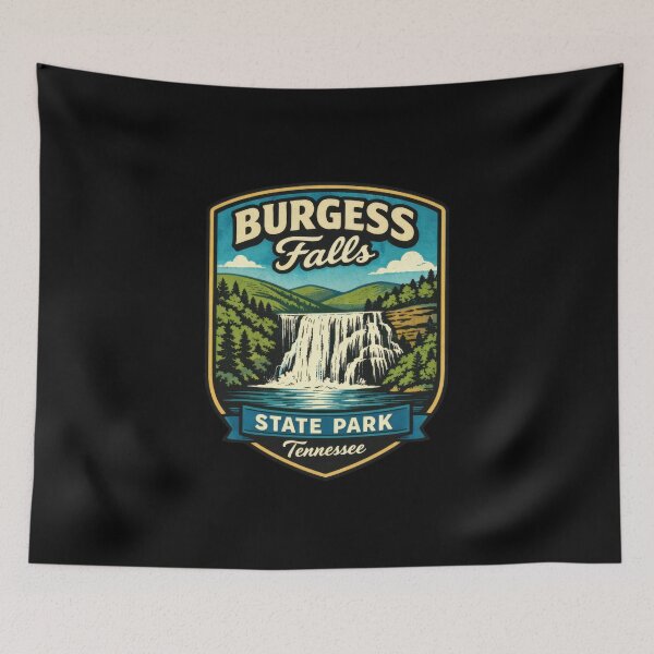 Item preview, Burgess Falls State Park Tennessee Vintage Badge designed and sold by MountainD.