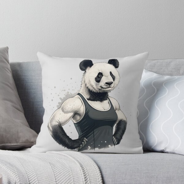 Item preview, Powerlifting Panda Mama Cute Fitness Illustration designed and sold by PLisasPets.