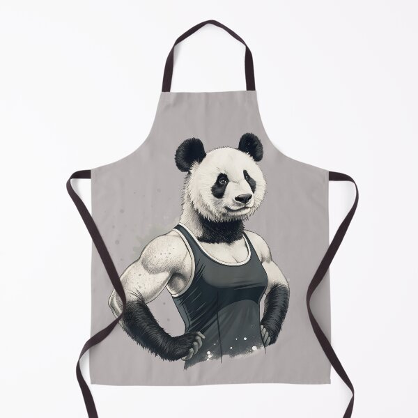 Item preview, Powerlifting Panda Mama Cute Fitness Illustration designed and sold by PLisasPets.
