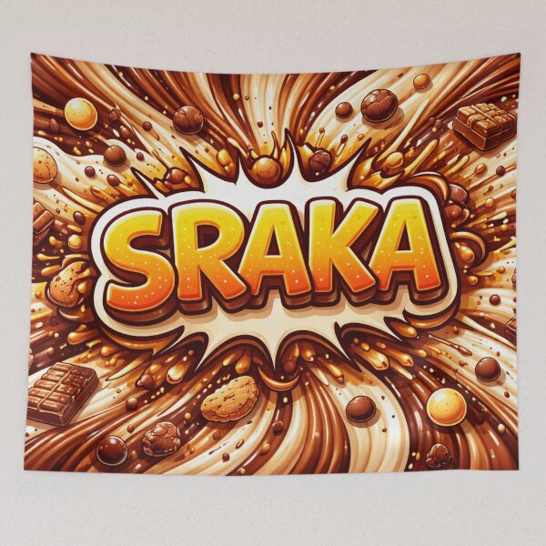 Item preview, Sraka – Bold Print Art Typography Desig designed and sold by Pink Decor .