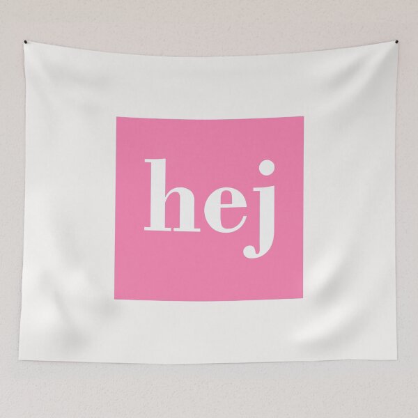 Item preview, Hej Swedish Hello Hi designed and sold by Jeallan Designs.