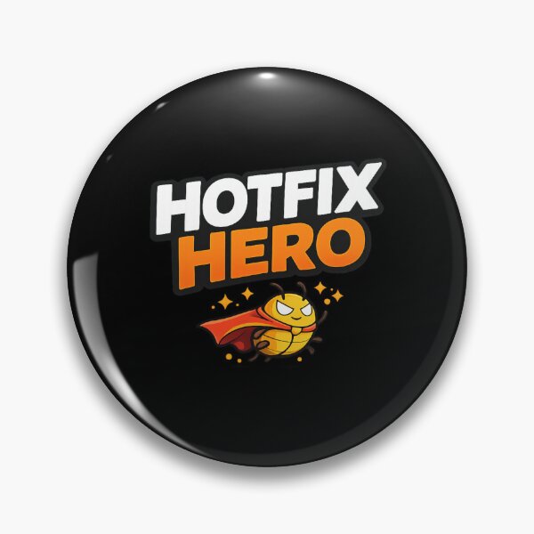 Item preview, Hotfix Hero – Funny Developer Bug Superhero Coding Design designed and sold by Vasil Dimitrov.
