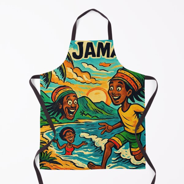 Item preview, Jamaica landscape | Comics - Cartoon style designed and sold by ComicsFactory.