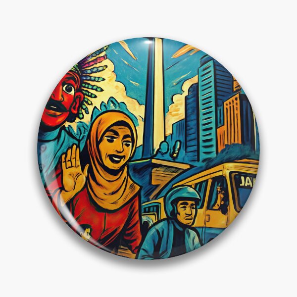 Item preview, Jakarta, city | Comics - Cartoon style designed and sold by ComicsFactory.