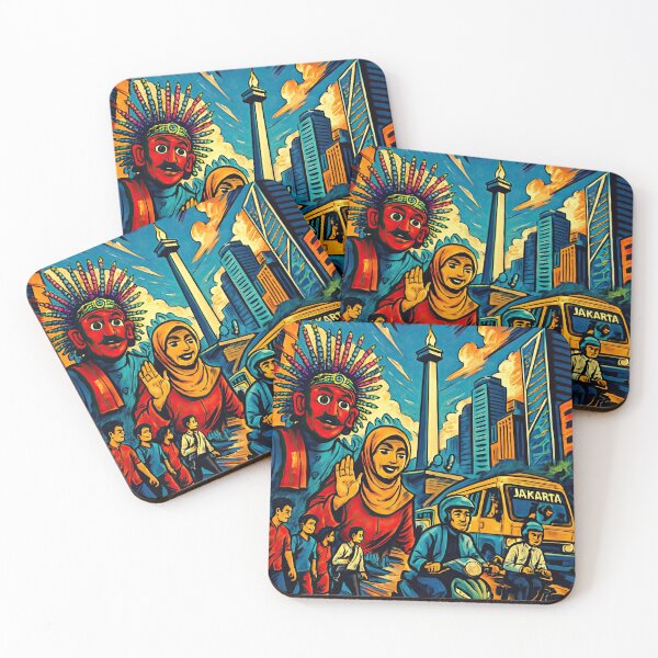 Item preview, Jakarta, city | Comics - Cartoon style designed and sold by ComicsFactory.