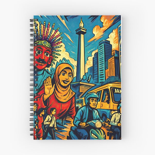 Item preview, Jakarta, city | Comics - Cartoon style designed and sold by ComicsFactory.