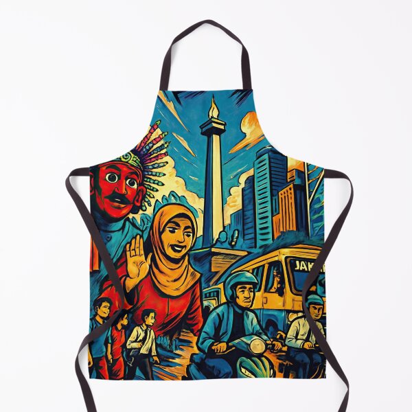 Item preview, Jakarta, city | Comics - Cartoon style designed and sold by ComicsFactory.