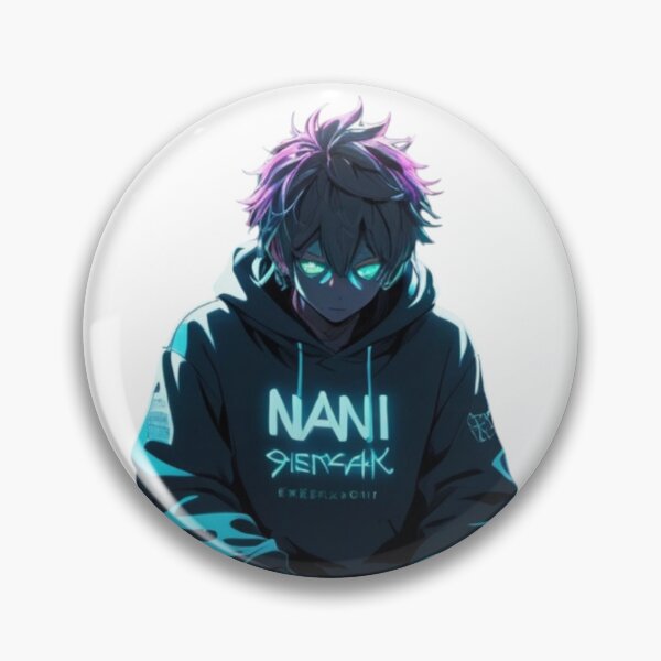 Item preview, Cyberpunk Gamer Boy - Neon Blue Gaming Aesthetic designed and sold by BABAHROS.