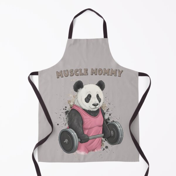 Item preview, Powerlifting Panda Mama Cute Fitness Illustration designed and sold by PLisasPets.