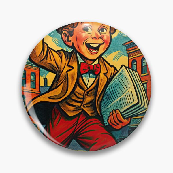Item preview, Newspaper boy | Comics - Cartoon style designed and sold by ComicsFactory.