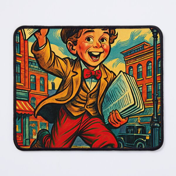 Item preview, Newspaper boy | Comics - Cartoon style designed and sold by ComicsFactory.