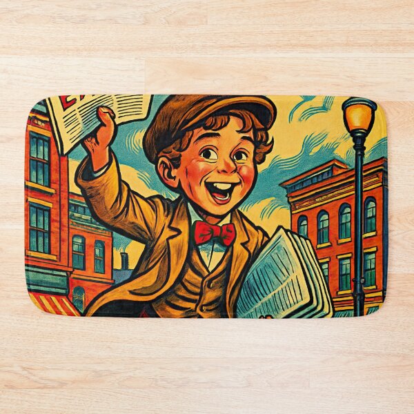 Item preview, Newspaper boy | Comics - Cartoon style designed and sold by ComicsFactory.