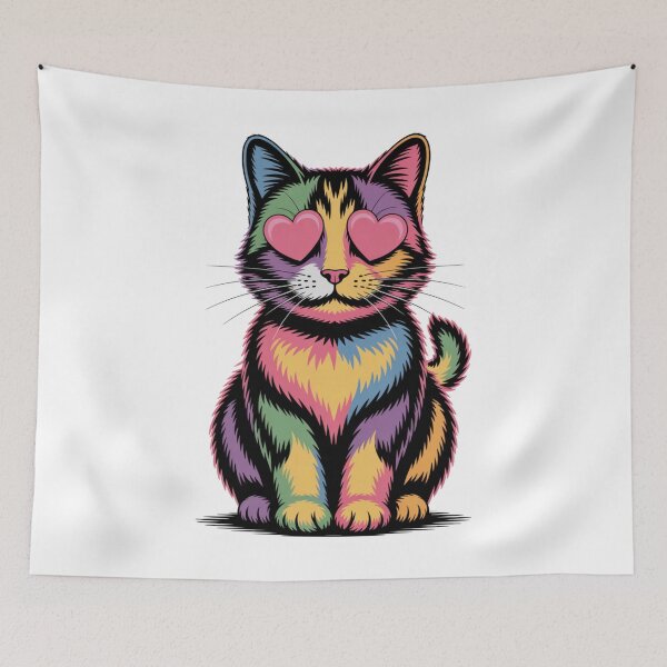 Item preview, Pop Art Cat Classic T-shirt For Cat Lovers designed and sold by PaulaArtworks.