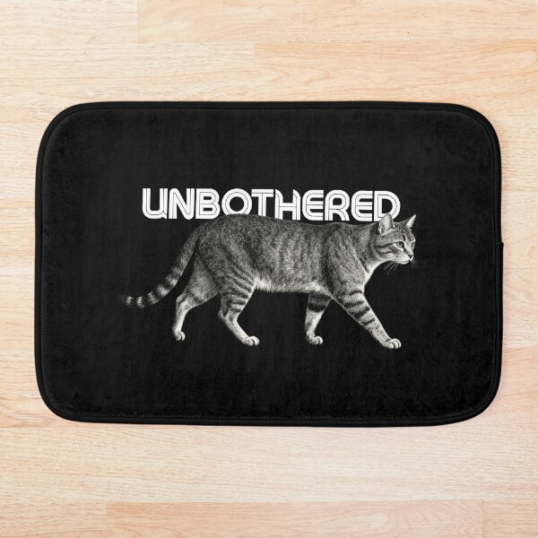 Item preview, Unbothered Cat – Minimal Attitude Design designed and sold by CatVibesStudio.