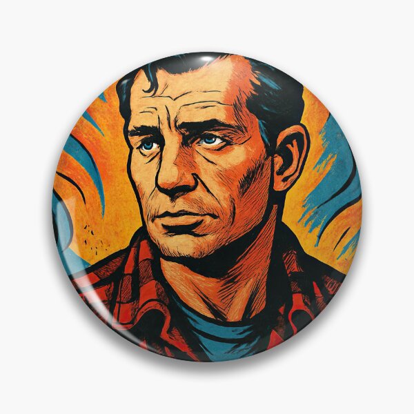 Item preview, Jack Kerouac, author | Comics - Cartoon style designed and sold by ComicsFactory.