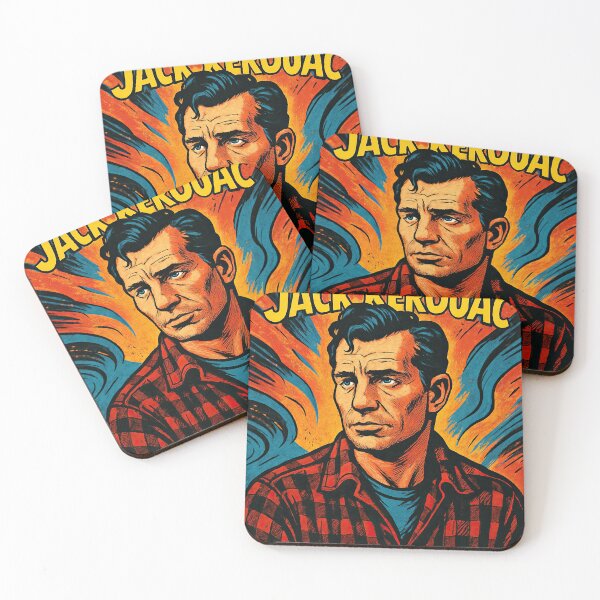 Item preview, Jack Kerouac, author | Comics - Cartoon style designed and sold by ComicsFactory.