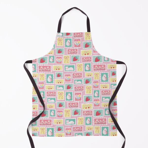 Item preview, Whimsical Floral Animals Fruit Postage Stamps Pink Pattern designed and sold by winterpumpkin.