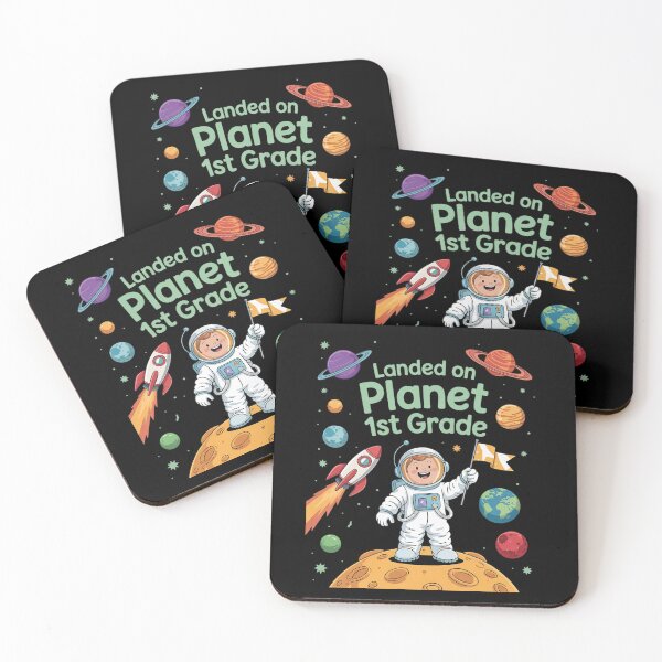 Item preview, Kids First Day 2024 Astronaut in School, First Grade here I come designed and sold by joyouartArt.