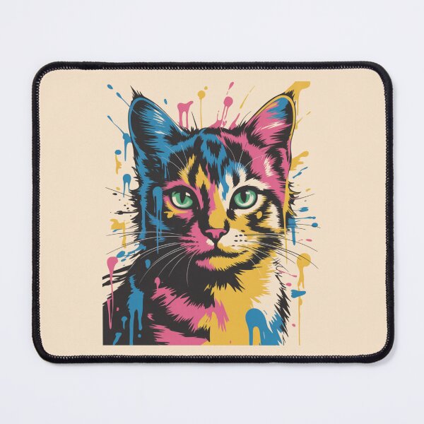Item preview, Pop Art Cat Classic T-shirt For Cat Lovers designed and sold by PaulaArtworks.