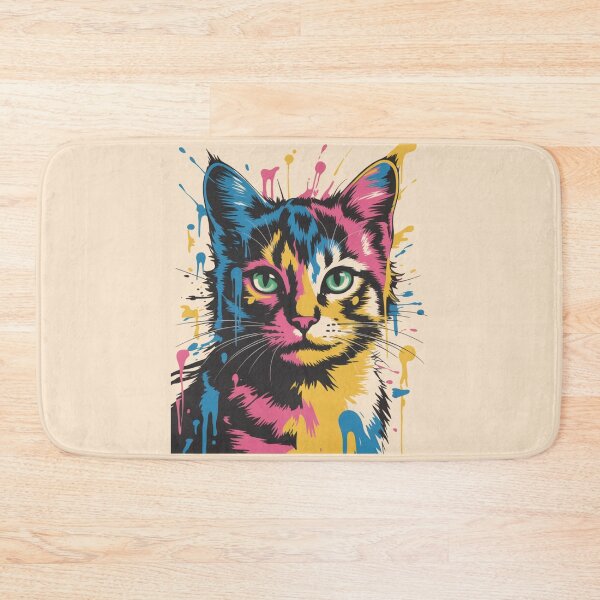 Item preview, Pop Art Cat Classic T-shirt For Cat Lovers designed and sold by PaulaArtworks.