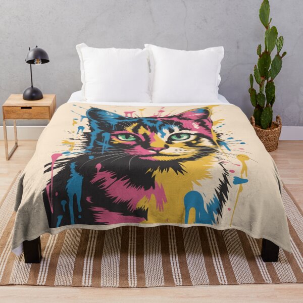 Item preview, Pop Art Cat Classic T-shirt For Cat Lovers designed and sold by PaulaArtworks.