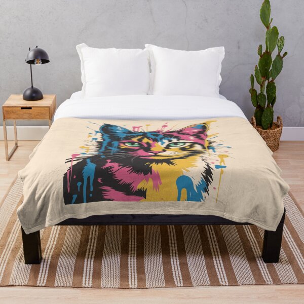 Item preview, Pop Art Cat Classic T-shirt For Cat Lovers designed and sold by PaulaArtworks.