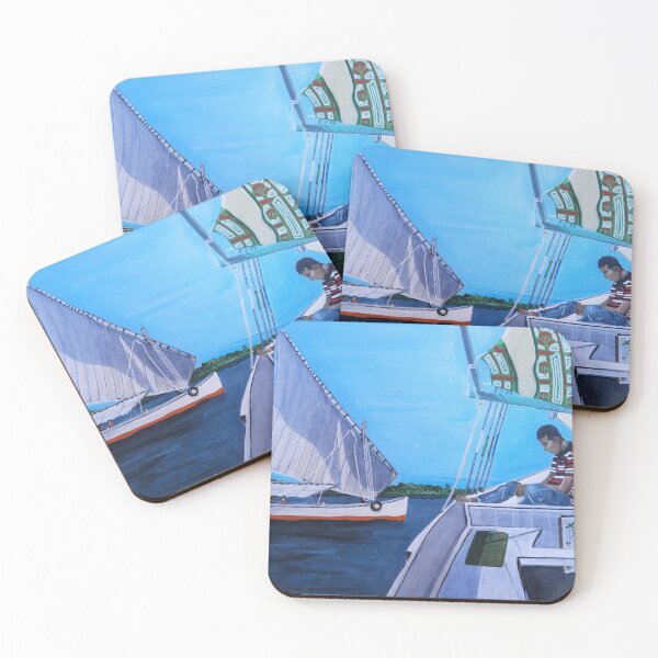 Item preview, Feluccas on the Nile designed and sold by Alfred Fox Art.