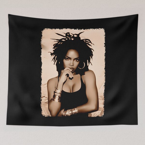 Item preview, Lauryn Hill 80S 90S  Vintage Distressed T-Shirt designed and sold by GilbertBoulan.