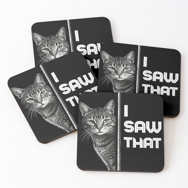 Item preview, I Saw That – Observant Cat Design designed and sold by CatVibesStudio.