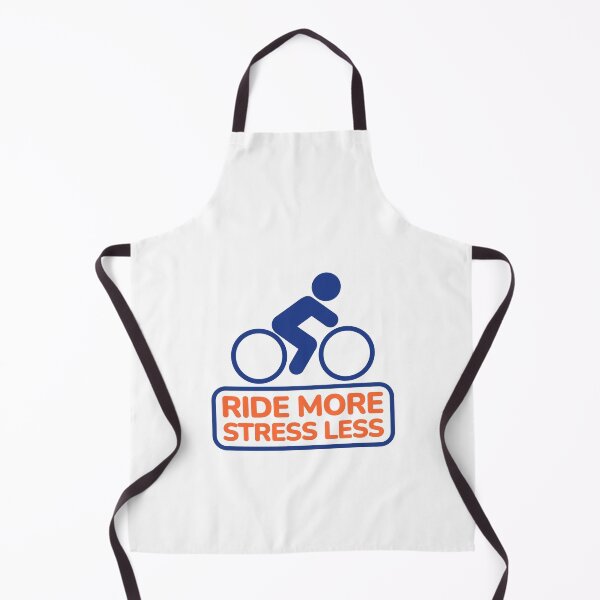 Item preview, Ride More Stress Less - Cycling Motivation designed and sold by Shape Snip Studio.