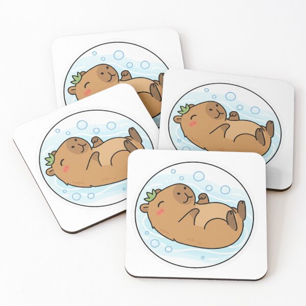 Item preview, Capybara relaxedCute Minimalista  designed and sold by Studioyasmin.