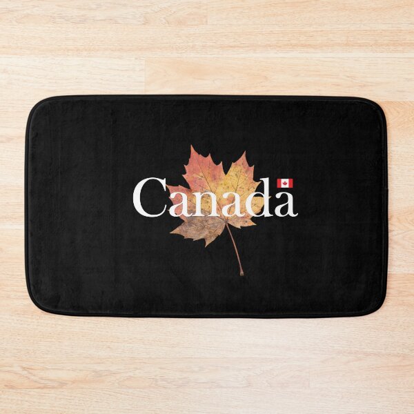 Item preview, Canada W/Fall Maple leaf White on Black designed and sold by ArtofDissent.