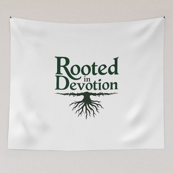Item preview, Rooted in Devotion Christian Faith Shirt – Tree Roots Bible Inspired Design designed and sold by Vajid Designs .