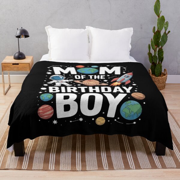 Item preview, Mom Of The Birthday Boy Astronaut Family Space Planets designed and sold by joyouartArt.