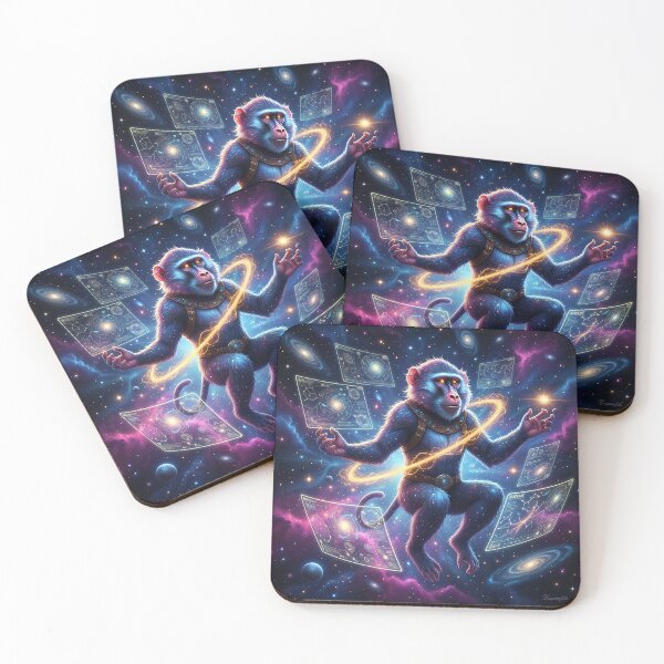 Item preview, Cosmic Baboon - Astra designed and sold by Cosmic Zoo.