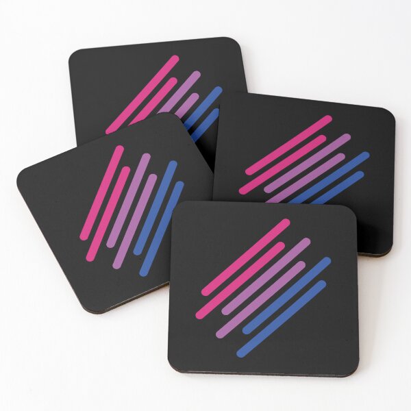 Item preview, Minimalist Lines Bisexual Pride Design – LGBTQ+ Minimal Art designed and sold by Lanakila Studio.