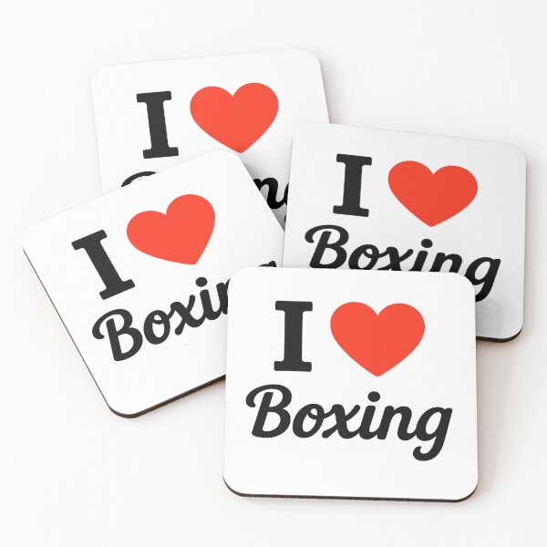 Item preview, I Love Boxing | Bold Fight Sport Typography | Champion Mindset Athletic Design designed and sold by PaintedPixels01.