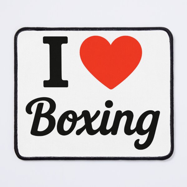 Item preview, I Love Boxing | Bold Fight Sport Typography | Champion Mindset Athletic Design designed and sold by PaintedPixels01.