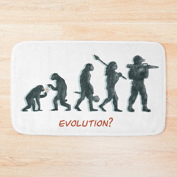 Item preview, Evolution? From daisy to soldier: a protest sketch designed and sold by CREANDERTHAL.