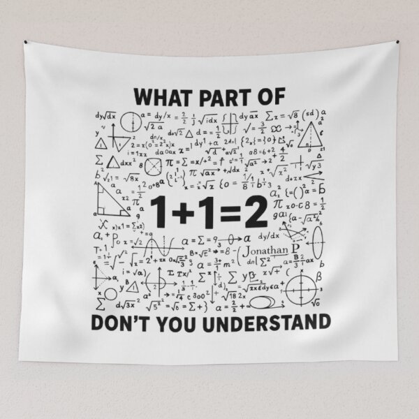 Item preview, What Part of 1+1=2 Don’t You Understand designed and sold by JonathanP514.