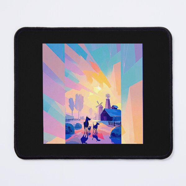 Item preview, Colorado Farm Sunrise – Vibrant Rural Landscape designed and sold by Helios Be. Lavsh.