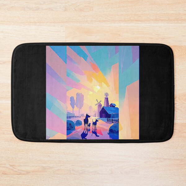 Item preview, Colorado Farm Sunrise – Vibrant Rural Landscape designed and sold by Helios Be. Lavsh.