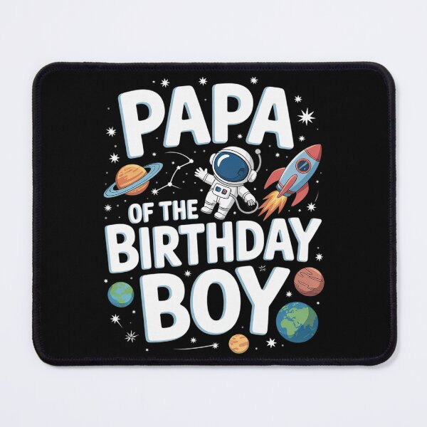 Item preview, Papa Of The Birthday Boy Astronaut Family Space Planets designed and sold by joyouartArt.