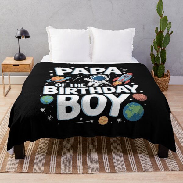 Item preview, Papa Of The Birthday Boy Astronaut Family Space Planets designed and sold by joyouartArt.