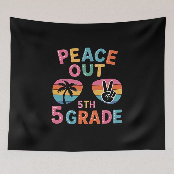 Item preview, Peace Out 5th Fifth Grade Graduation Last Day of School designed and sold by joyouartArt.