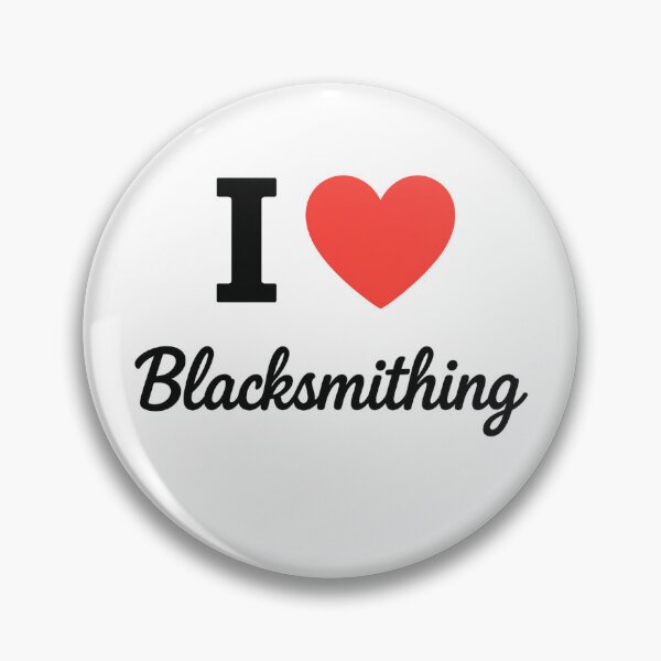 Item preview, I Love Blacksmithing | Forged in Fire Typography | Vintage Artisan Craft Design Celebrating Metalwork designed and sold by PaintedPixels01.