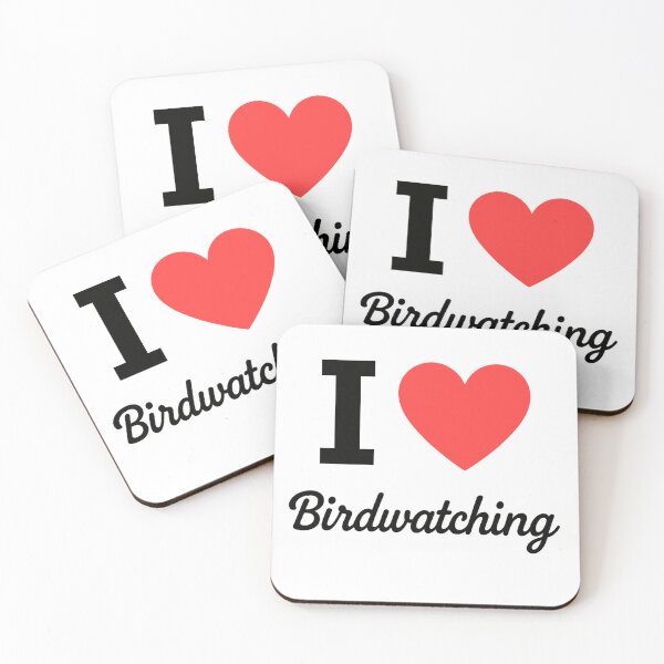 Item preview, I Love Birdwatching | Nature Enthusiast Typography | Ornithology & Wildlife Observation Design designed and sold by PaintedPixels01.